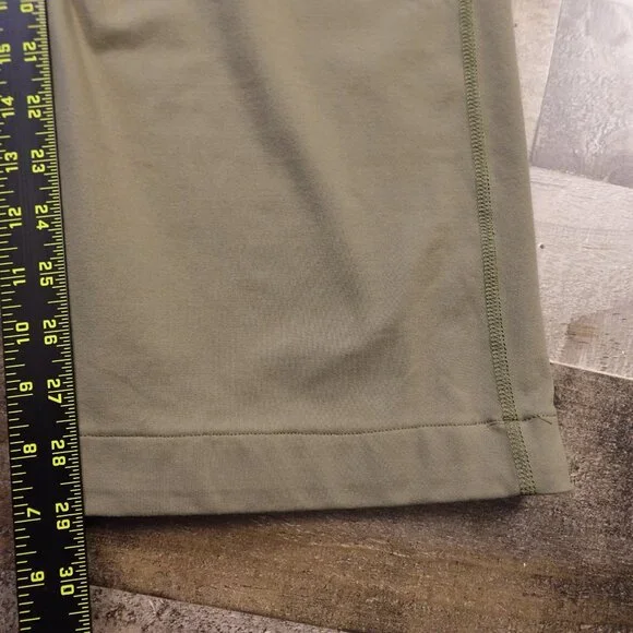 Duluth Trading NoGA Namastash Bootcut Pants Women’s Large Green Stretch Workwear - Picture 6 of 14